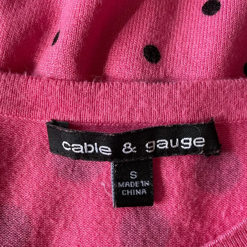 Cable & Gauge Dot Cardigan - Picture 4 of 6